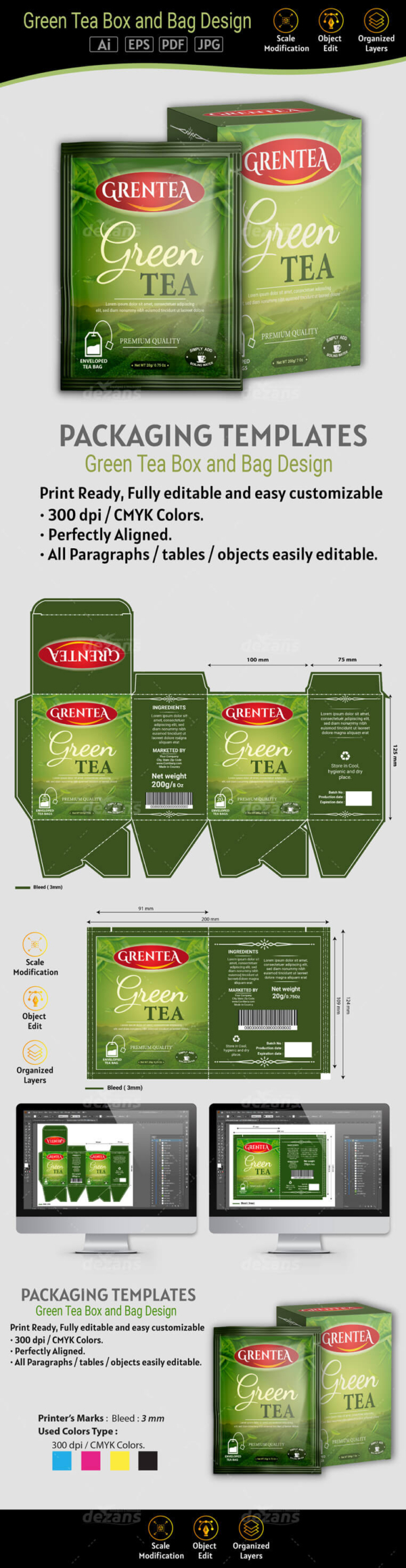 Tea Box and Bag Design - Image 2